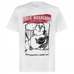 True Religion Buddha Logo T Shirt - White 1700