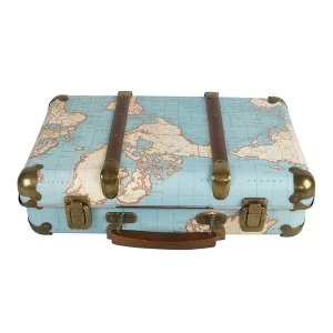 Sass & Belle Around The World Vintage Map Suitcase