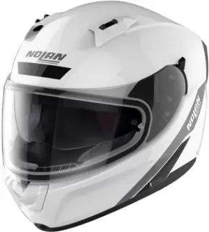 Nolan N60-6 Staple Helmet, black-white, Size S, black-white, Size S
