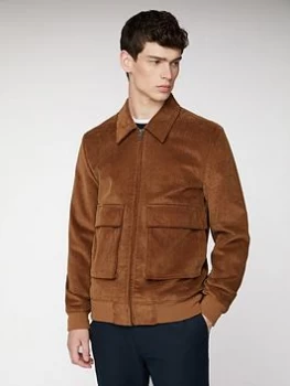 Ben Sherman Cord Jacket - Tan, Size XL, Men