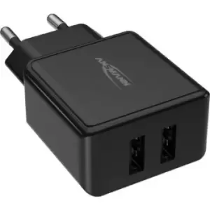 Ansmann HomeCharger HC212 1001-0106 USB charger Mains socket Max. output current 2400 mA 2 x USB 2.0 port A