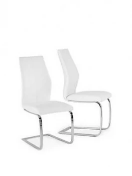 Vida Living Enis Pair Of Dining Chairs - White