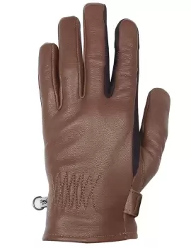 Helstons Candy Ete Choco Blue Leather Gloves T7