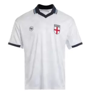 Classicos de Futebol England Retro Fan Shirt Mens - White