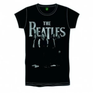 The Beatles Iconic & Logo Boys Black T-Shirt X Large