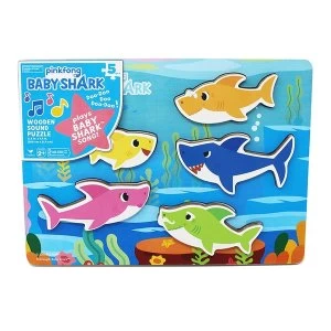 Baby Shark Musical Wooden Puzzle