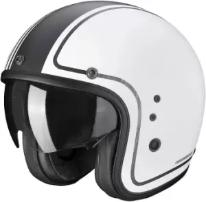 Scorpion Belfast Evo Retrol Jet Helmet, grey-white Size M grey-white, Size M
