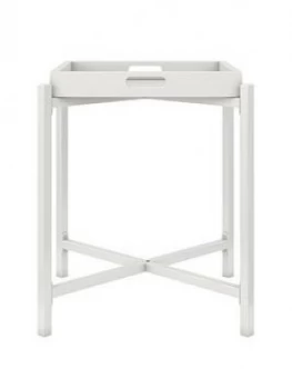 Cosmoliving Coco Lamp Tray Table- White