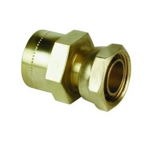 Plumbsure Push Fit Straight Tap Connector Dia15mm