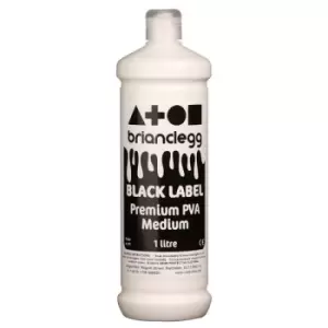 Brian Clegg Black Label Premium PVA Medium Glue 1 Litre Bottle