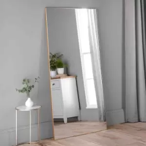Yearn Mirrors Yearn Minimal Full Length Extra Large Mirror Gold 180X110Cm