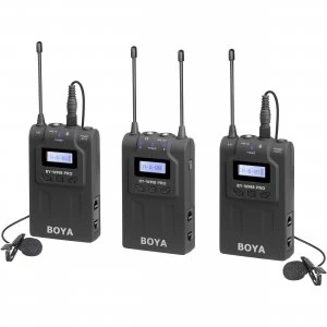 Boya BY-WM8 Pro K2 UHF Dual-Channel Wireless Microphone System