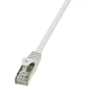 LogiLink CP1082D RJ45 Network cable, patch cable CAT 5e SF/UTP 7.50 m Grey