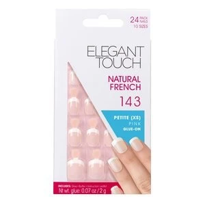 Elegant Touch Extra Small Fake Nails French Manicure -143 Nude