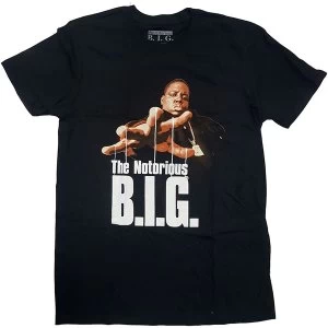 Biggie Smalls - Reachstrings Unisex Large T-Shirt - Black