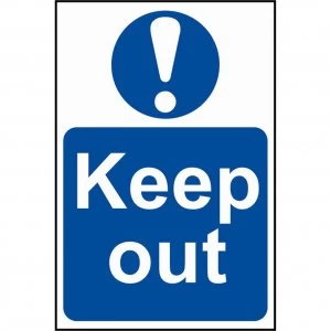 Scan Keep Out Sign 200mm 300mm Standard