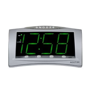 Acctim Astra Large Display Green LED USB Digital Alarm Clock
