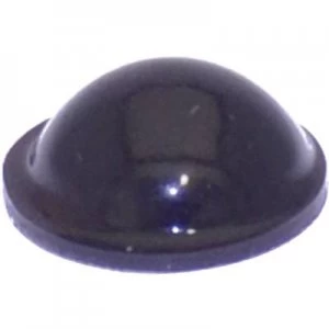 Foot self adhesive circular Black x H 9.5mm x 3.8mm TOOLC