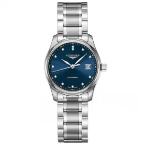 Longines Master Collection Ladies Blue Dial Bracelet Watch