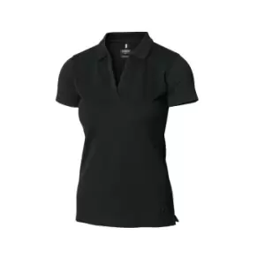Nimbus Womens/Ladies Harvard Stretch Deluxe Polo Shirt (2XL) (Black)