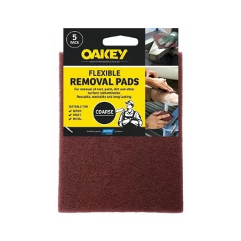 Paint & Varnish Removal Pad Pack 5 - 66261127462 - Oakey