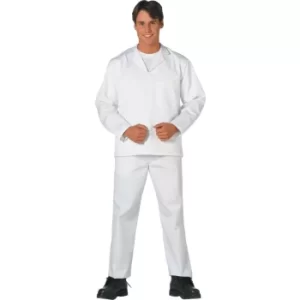 2208 White XXL Bakers Trousers
