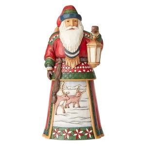 Blanketed In Winter Blessings (12th Annual Lapland) Santa Figurine