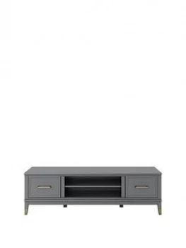 Cosmoliving Westerleigh TV Stand - Graphite Grey - Fits Up To 65 Inch