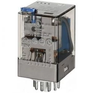 Plug in relay 12 Vdc 10 A 3 change overs Finder 60