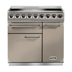 Falcon 115320 F900DXEIFN-N 90cm Deluxe Induction Range Cooker - Fawn-N