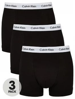 Calvin Klein Core Trunks (3 Pack) - Black Size M Men