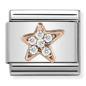 Nomination CLASSIC Rose Gold Asymmetric Star Charm 430302/16