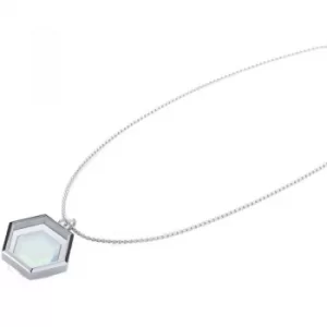 Ladies STORM Silver Plated Mimoza-X Necklace