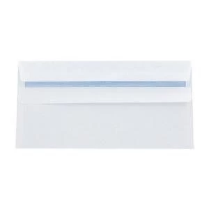 Q-Connect DL Envelopes Wallet Self Seal 120gsm White Pack of 1000