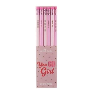Sass & Belle (Set of 6) Girl Power Pencils