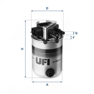 24.095.00 UFI Fuel Filter