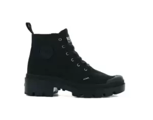 Palladium Boots Womens PALLABASE TWILL BLACK/BLACK