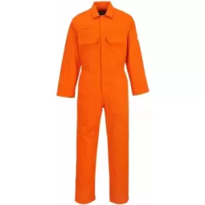 Portwest BIZ1 Orange Sz 3XL T Bizweld Flame Retardant Welder Overall Coverall Safety Boiler Suit