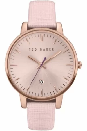 Ted Baker Ladies Kate Saffiano Leather Strap Watch TE10030737