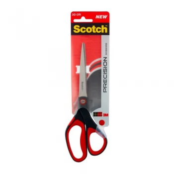 Scotch 1448 Precision Scissors 200mm Stainless Steel Blades Ambidextrous Comfort Handles