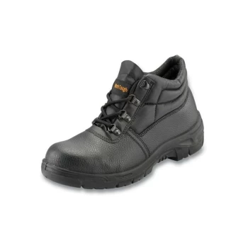 Safety Chukka Boots (Steel Midsole) - Black - UK 8 - 101SM08 - Worktough