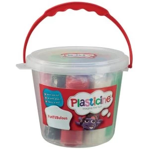 Plasticine FunTUBulous Modelling Clay with Moulds