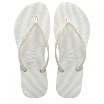 Havaianas Slim Flip Flops - White