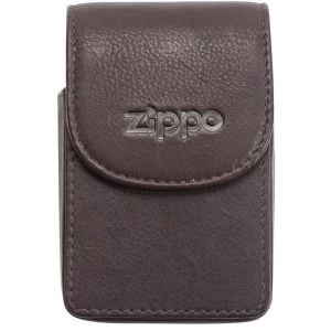 Zippo Leather Cigarette Case Brown