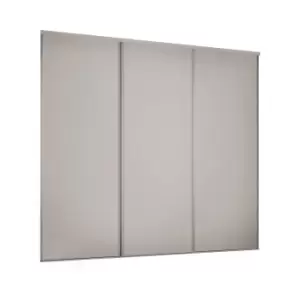 Classic 3 Door Sliding Wardrobe Kit Cashmere Panel (W)1760 x (H)2260mm