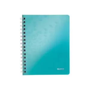 WOW Notebook A5 Ruled, Wirebound with Polypropylene Cover 80 Sheets. Ice Blue - Outer Carton of 6