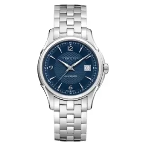 Hamilton Jazzmaster Viewmatic Automatic Blue Dial Silver Stainless Steel Bracelet Mens Watch H32515145 RRP £640