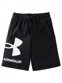 Urban Armor Gear Boys Rival Fleece Logo Shorts - Black, Size L=11-12 Years
