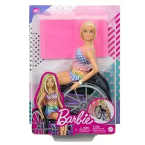 Barbie Wheelchair Doll with Blonde Hair