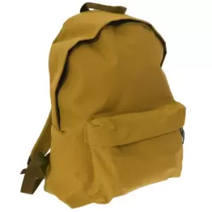 Bagbase Fashion Backpack / Rucksack (18 Litres) (One Size) (Mustard)